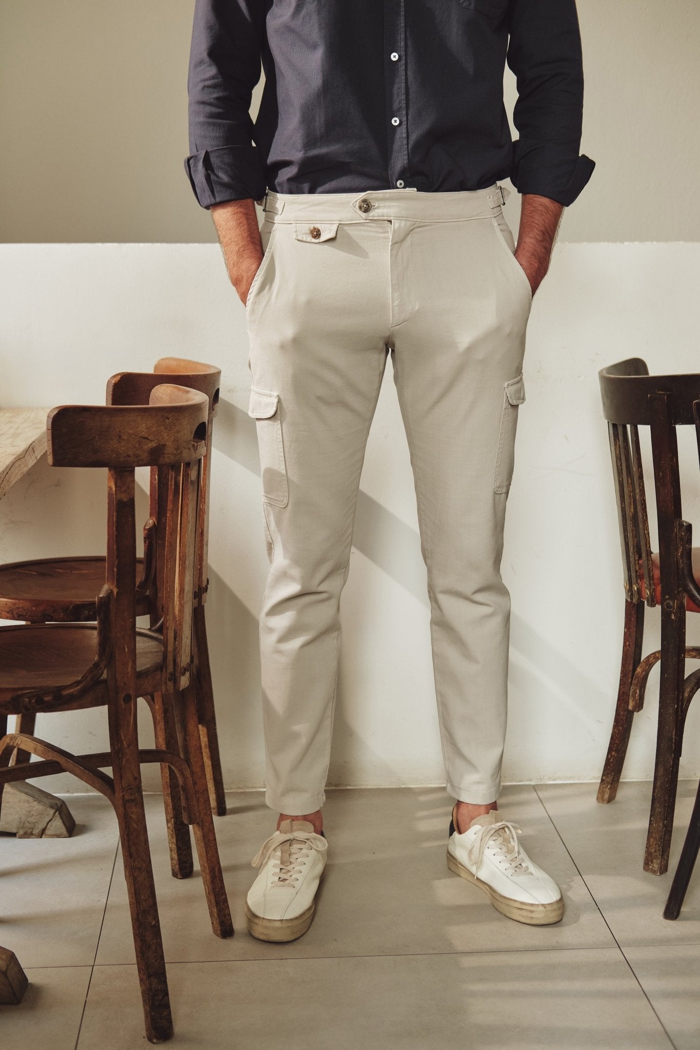 Pantalón Cargo Panamá Crudo - Sohhan