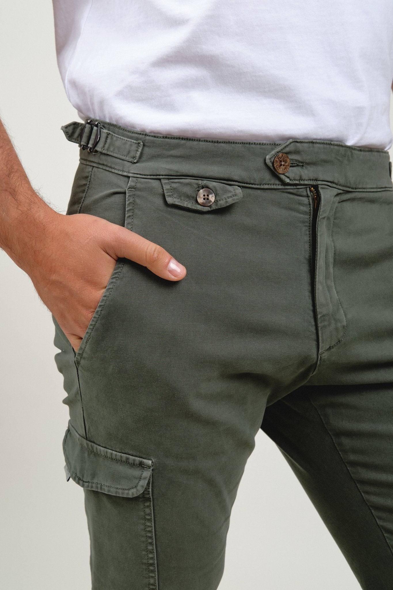 Pantalón Cargo Panamá Verde - Sohhan