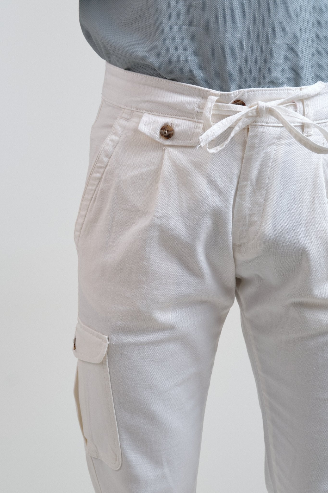 Pantalón Cargo Soren Blanco Roto - Sohhan