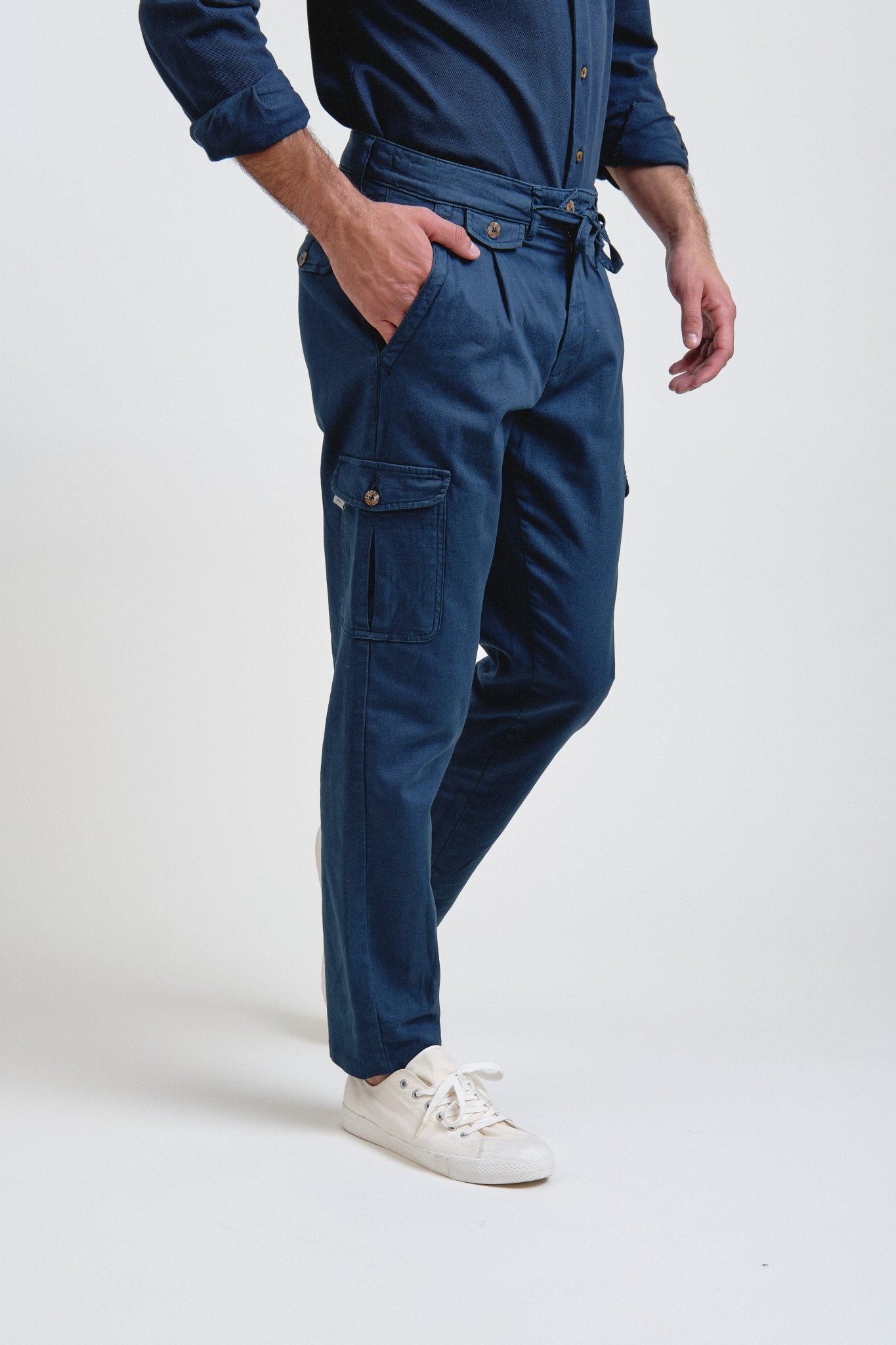 Pantalón Cargo Soren Marino - Sohhan