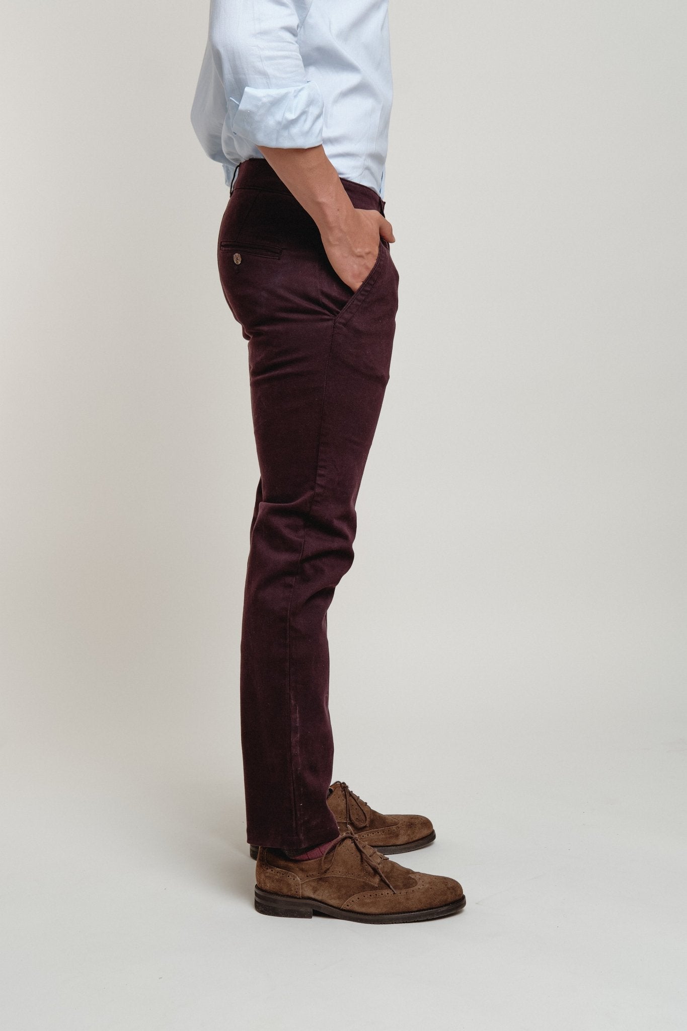 Pantalón Chino Idol Burgundy - Sohhan