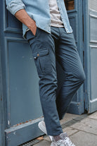 Pantalón Chino Siros Azul Grisáceo - Sohhan