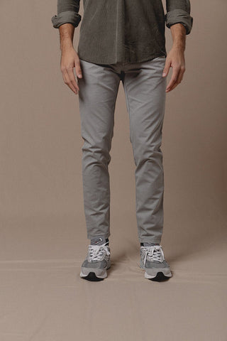 Pantalón Cinco Bolsillos Bruce Gris - Sohhan