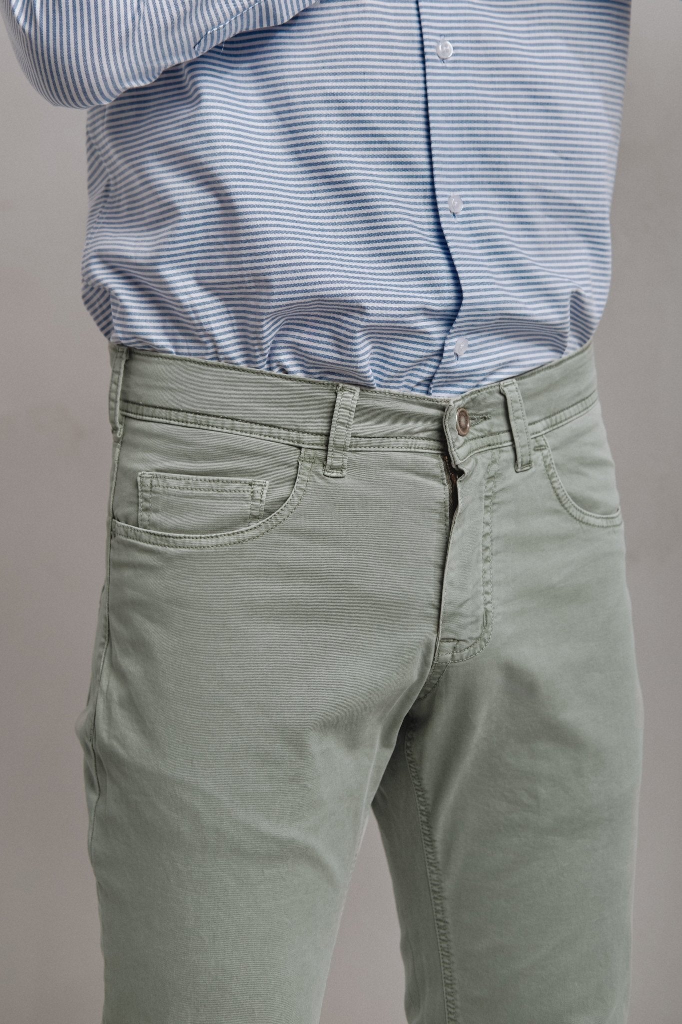 Pantalón Cinco Bolsillos Bruce Verde Amazonas - Sohhan
