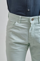 Pantalón Cinco Bolsillos Bruce Verde Mint - Sohhan