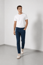 Pantalón Cinco Bolsillos Clayton Marino - Sohhan