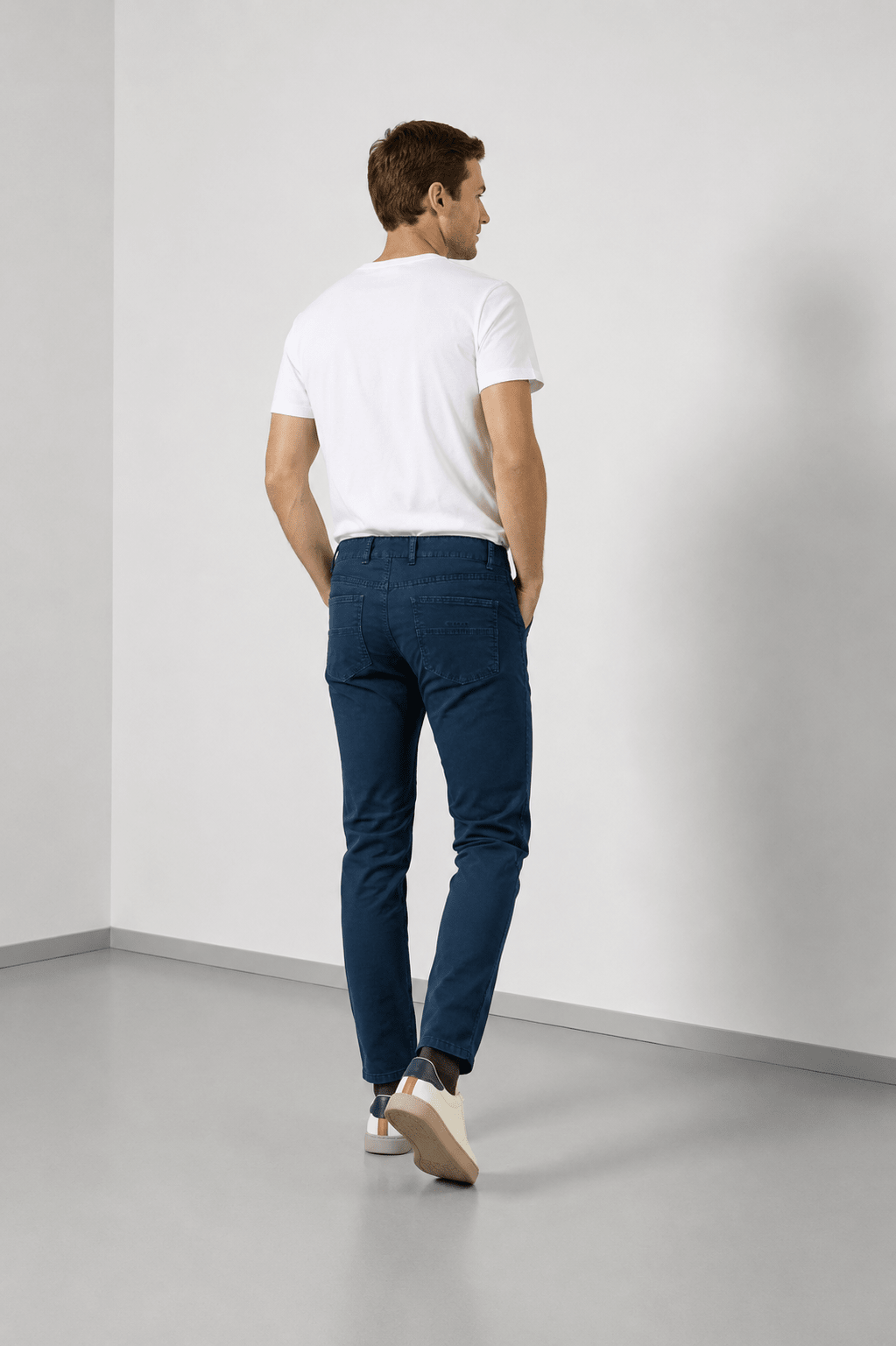 Pantalón Cinco Bolsillos Clayton Marino - Sohhan