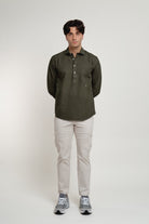 Polera Ethan Estructura Verde Bogotá - Sohhan