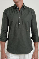 Polera Franela Ember Verde - Sohhan