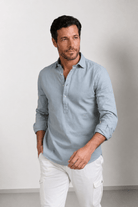 Polera Kent Colmena Celeste - Sohhan