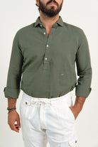 Polera Lino Marbella Verde - Sohhan