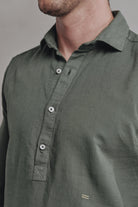 Polera Lino Varadero Verde - Sohhan