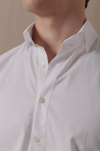 Polera Oxford Classic Blanco - Sohhan