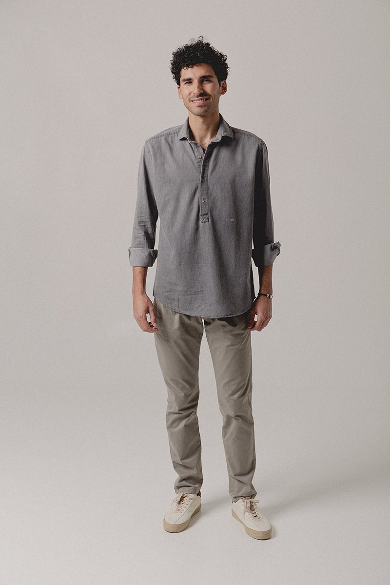 Polera Vaquera Gris Urama - Sohhan
