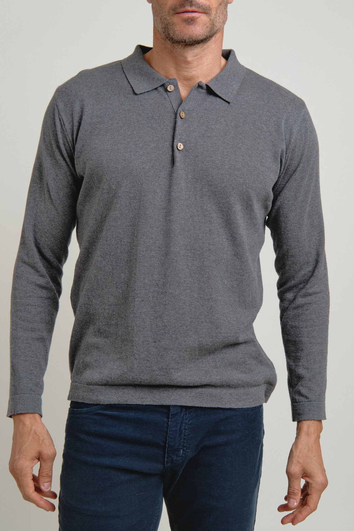 Polo Jersey Brann Gris - Sohhan