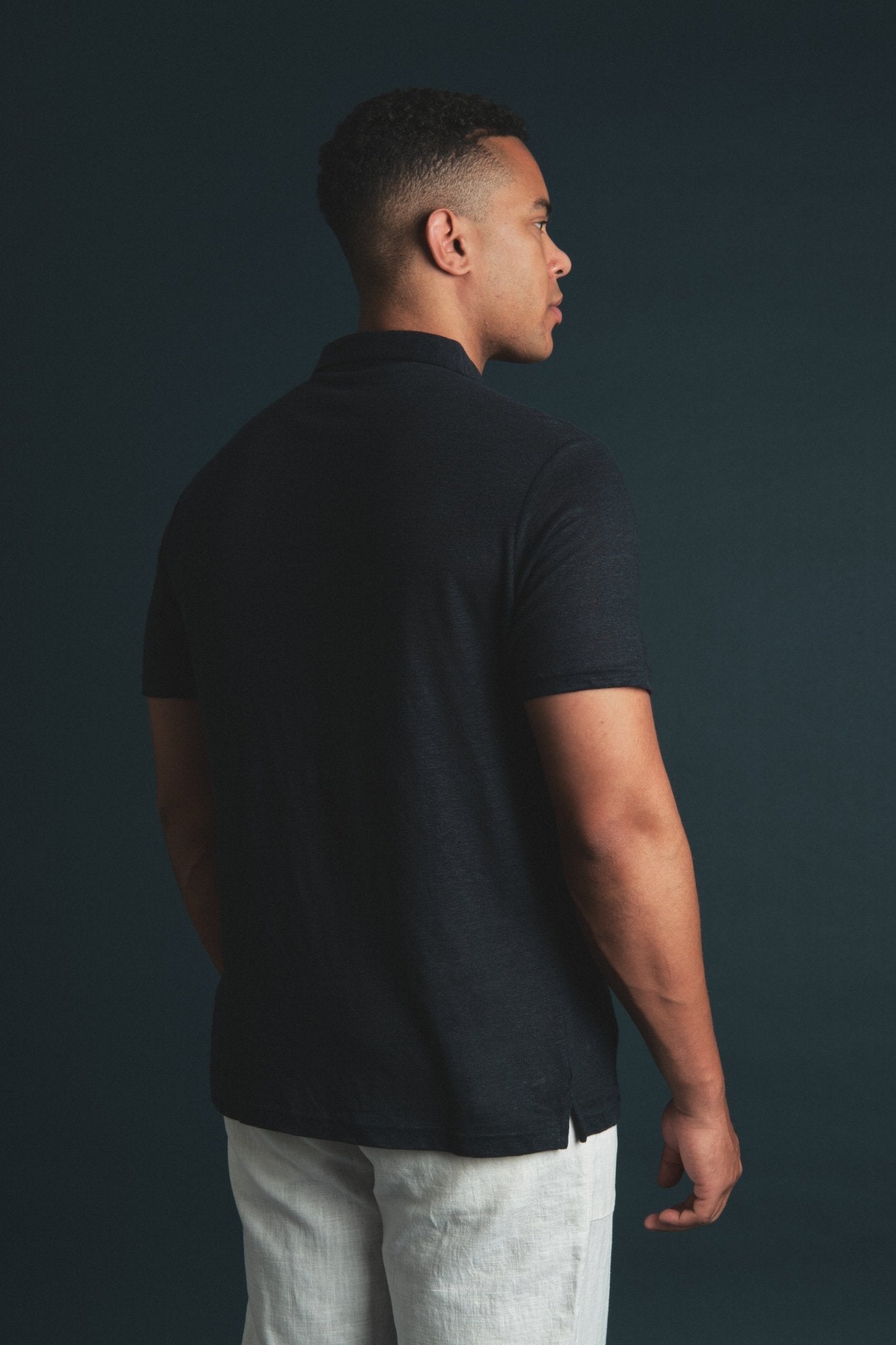 Polo Linen Navy Hustle Heritage - Sohhan