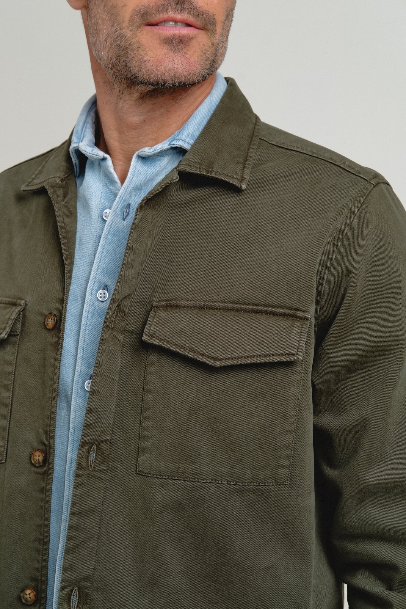 Sobrecamisa Ward Verde Bogotá - Sohhan