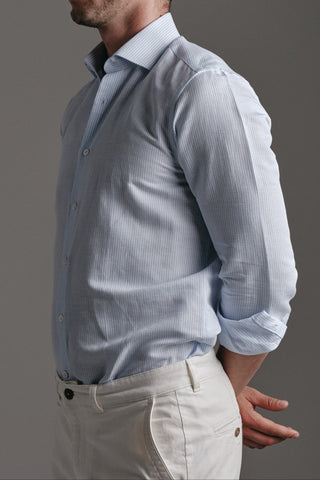 Stripes Linen Shirt Hustle Heritage - Sohhan