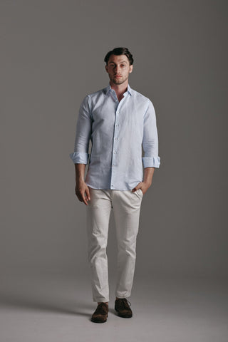 Stripes Linen Shirt Hustle Heritage - Sohhan