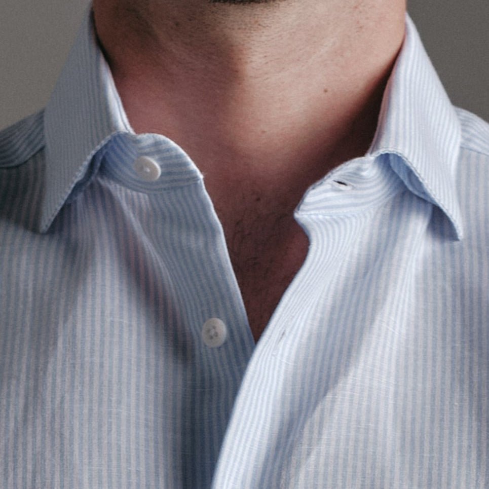 Stripes Linen Shirt Hustle Heritage - Sohhan