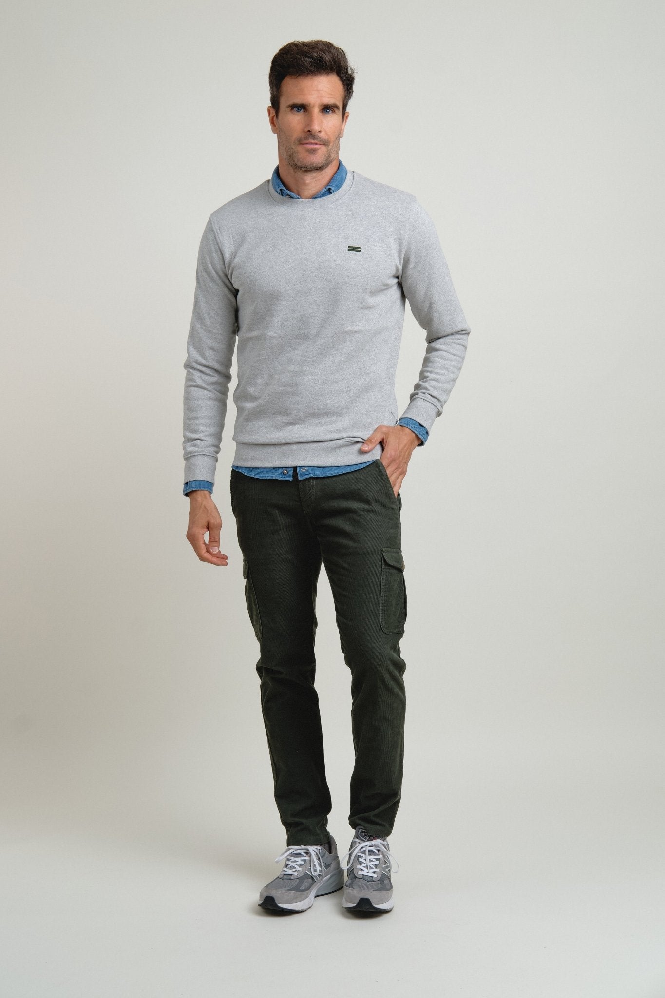 Sudadera Shelter Basica gris - Sohhan