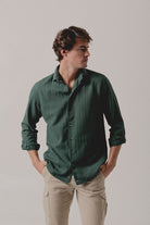Camisa Espiga Verde Coventry - Sohhan