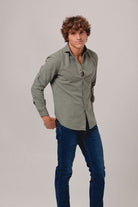 Camisa espiga verde Serengueti - Sohhan