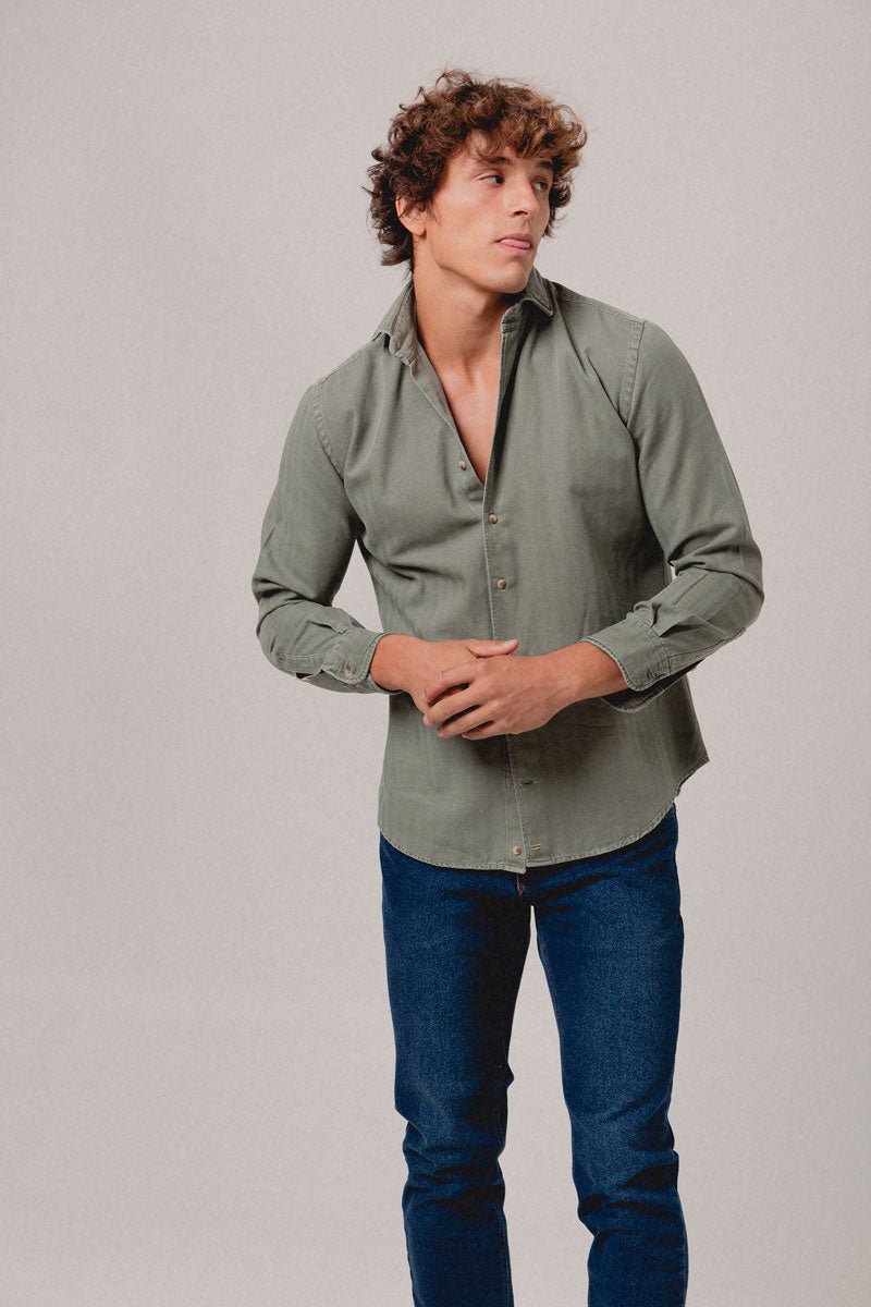 Camisa espiga verde Serengueti - Sohhan