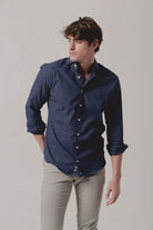 Camisa Franela Azul Marino - Sohhan