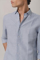 Camisa Lino Pata de Gallo - Sohhan
