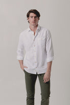 Camisa Oxford Un Bolsillo Blanco - Sohhan