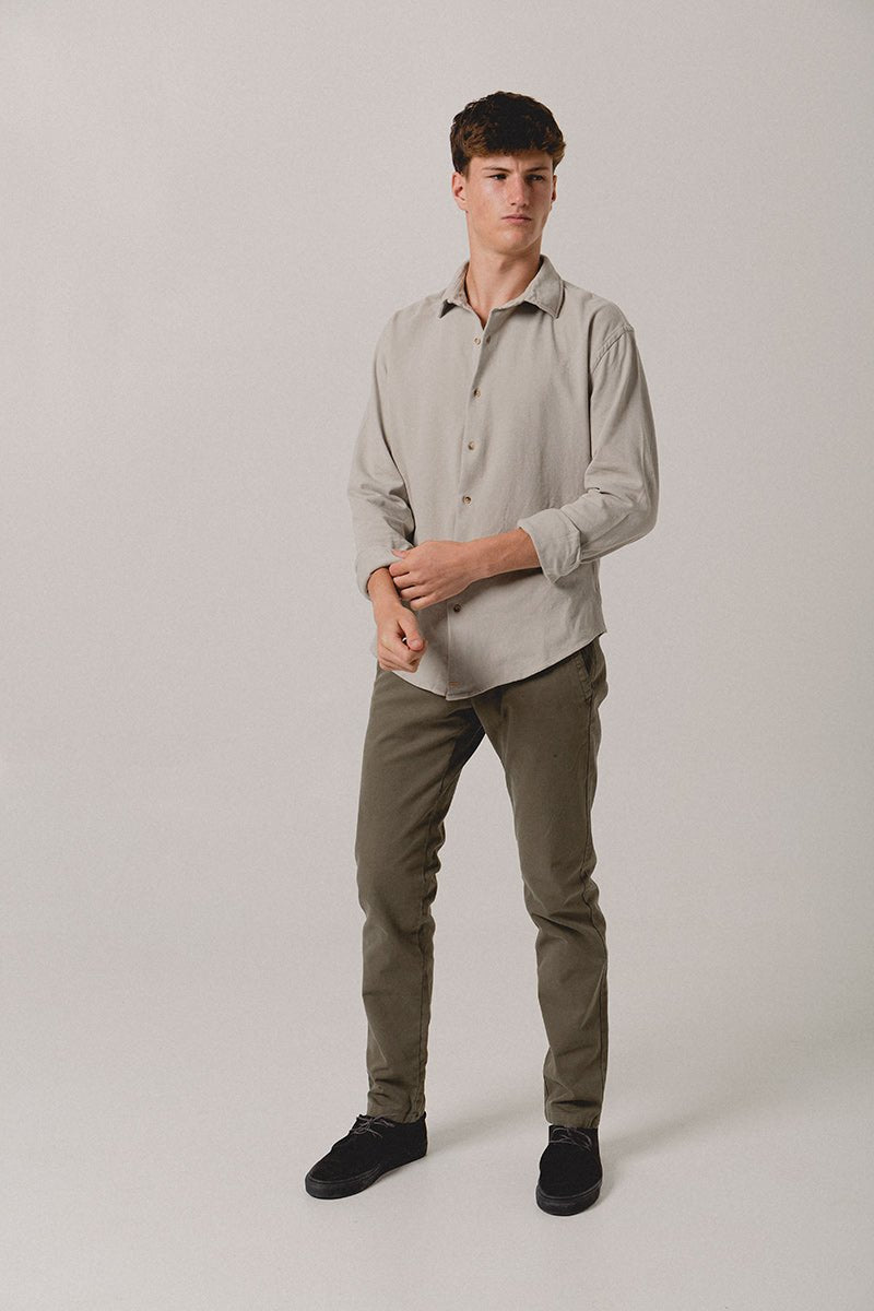 Camisa Piqué Beige Marfil - Sohhan