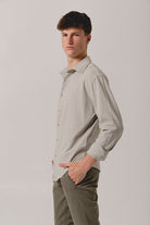 Camisa Piqué Beige Marfil - Sohhan