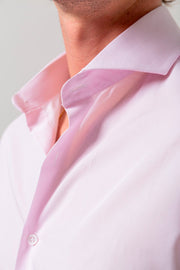 Camisa raya fina rosa - Sohhan
