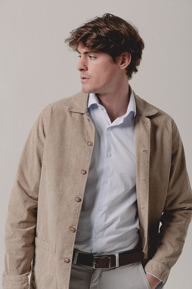 Chaqueta Pana Beige - Sohhan