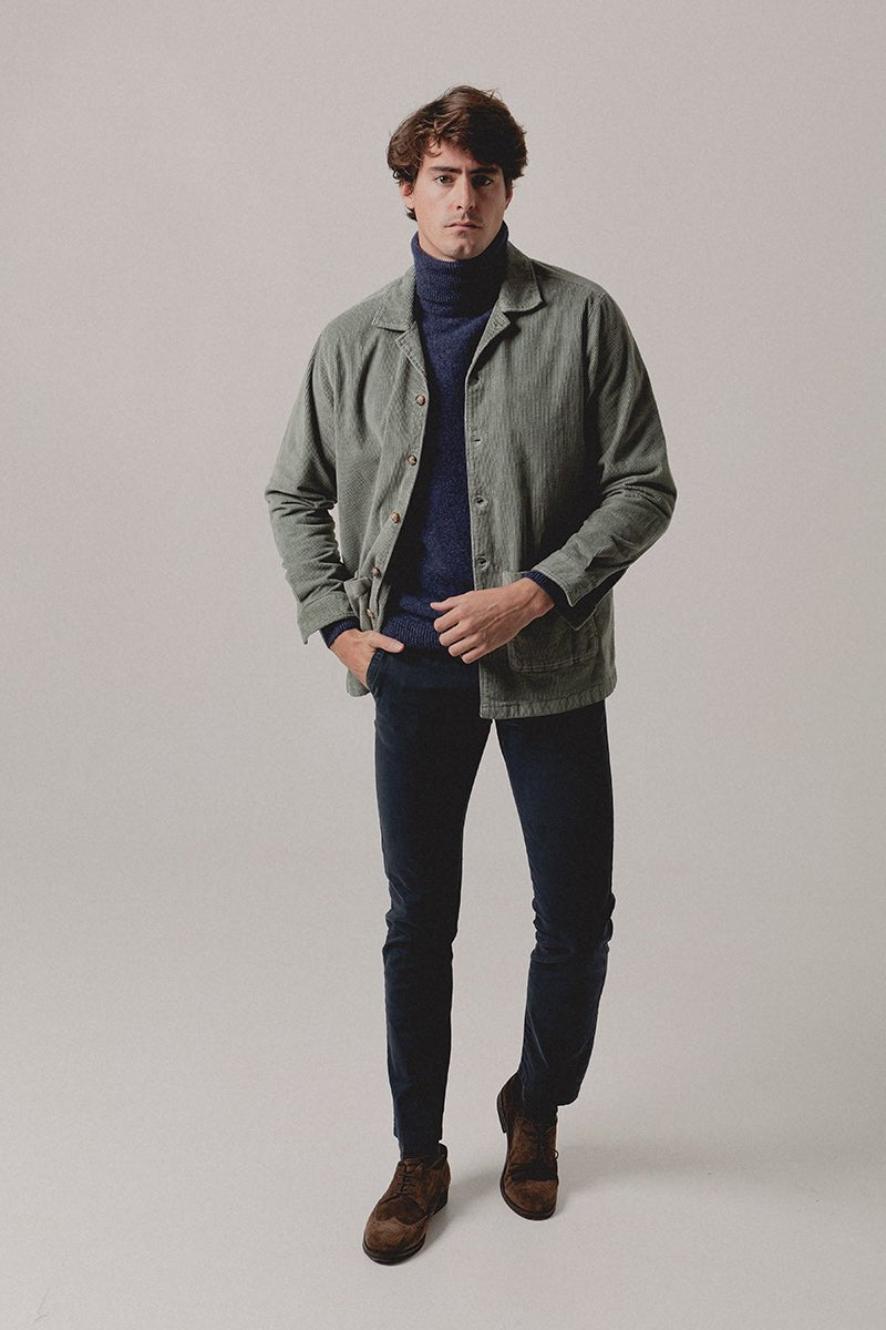 Chaqueta Pana Verde - Sohhan