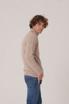 Jersey Cuello vuelto Beige - Sohhan