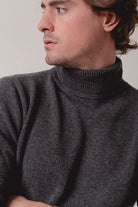 Jersey Cuello vuelto Gris oscuro - Sohhan
