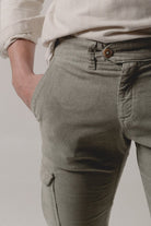 Pantalón Cargo Pana Verde - Sohhan
