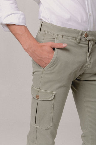 Pantalón cargo verde claro estructura - Sohhan