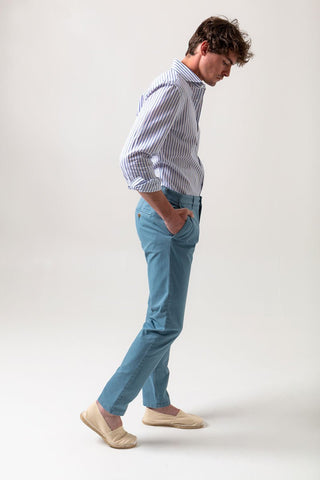Pantalon chino Azul Formentera - Sohhan