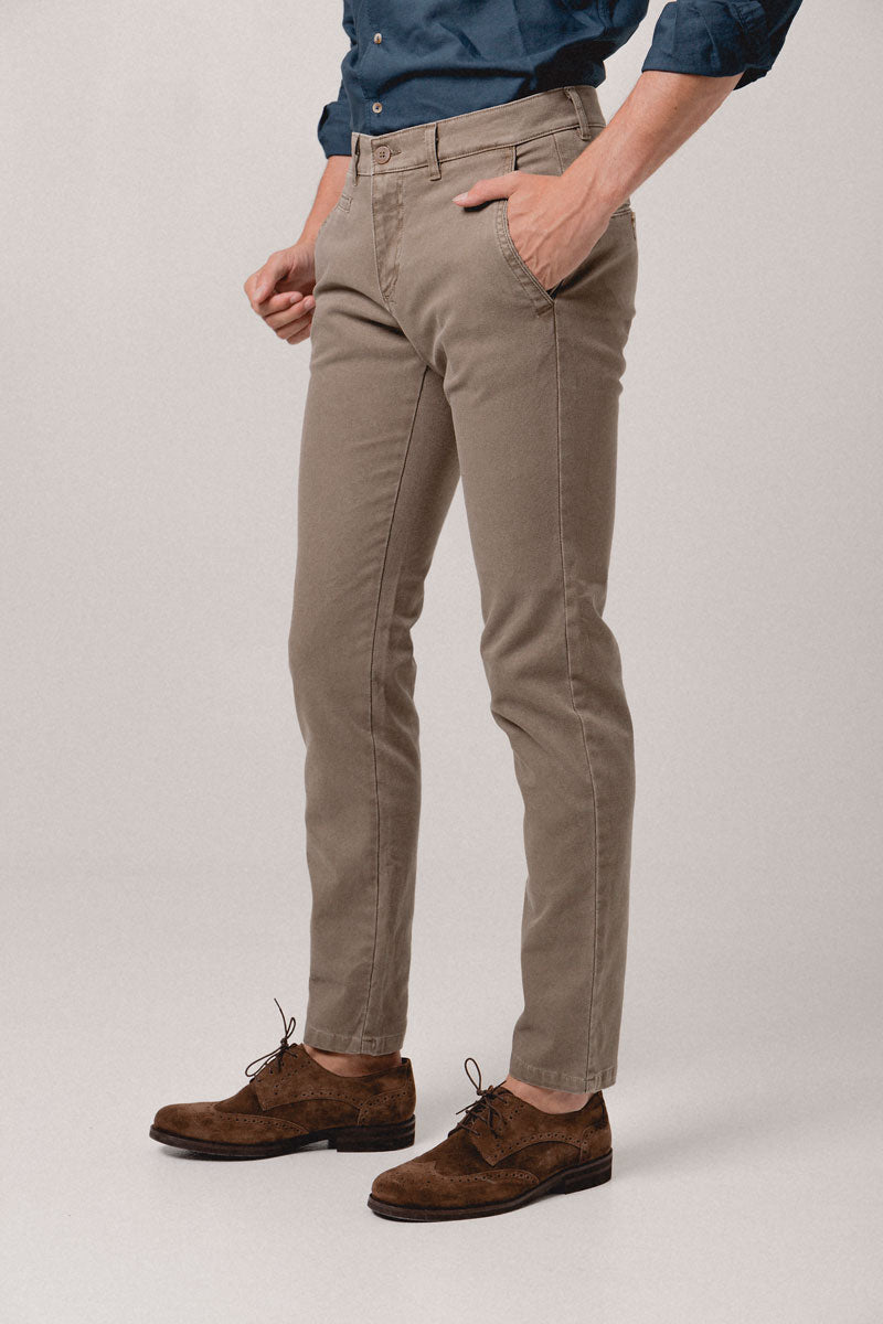 Pantalón chino Kaki estructura - Sohhan