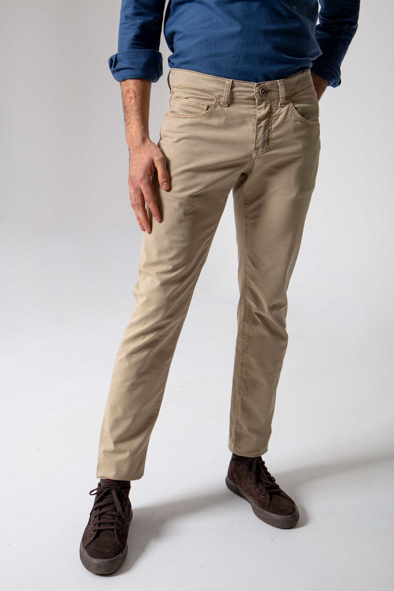 Pantalones Hombre | Pantalón 5 Bolsillos Básico Pana Beige | El Ganso —  Institutolagranja
