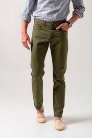 Pantalón Cinco Bolsillos Verde - Sohhan