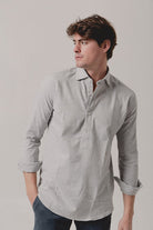 Polera Franela Gris Claro - Sohhan