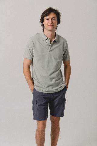 Polo Piqué Verde Sage - Sohhan