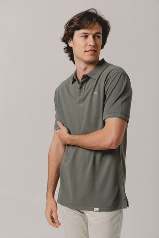 Polo Piqué Verde Selva - Sohhan